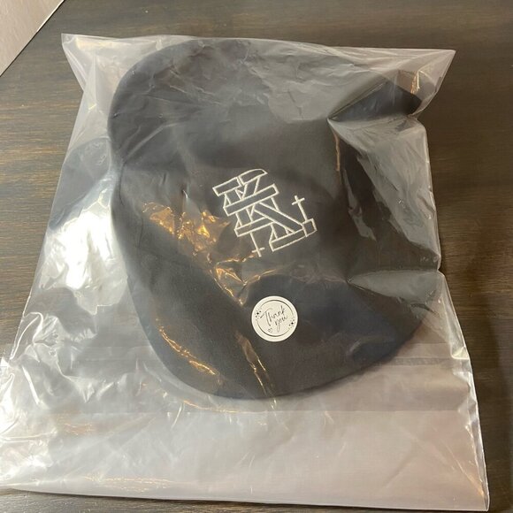 Knocked Loose Logo Snapback Hat – Black – Embroidered KL Design - Picture 5 of 5